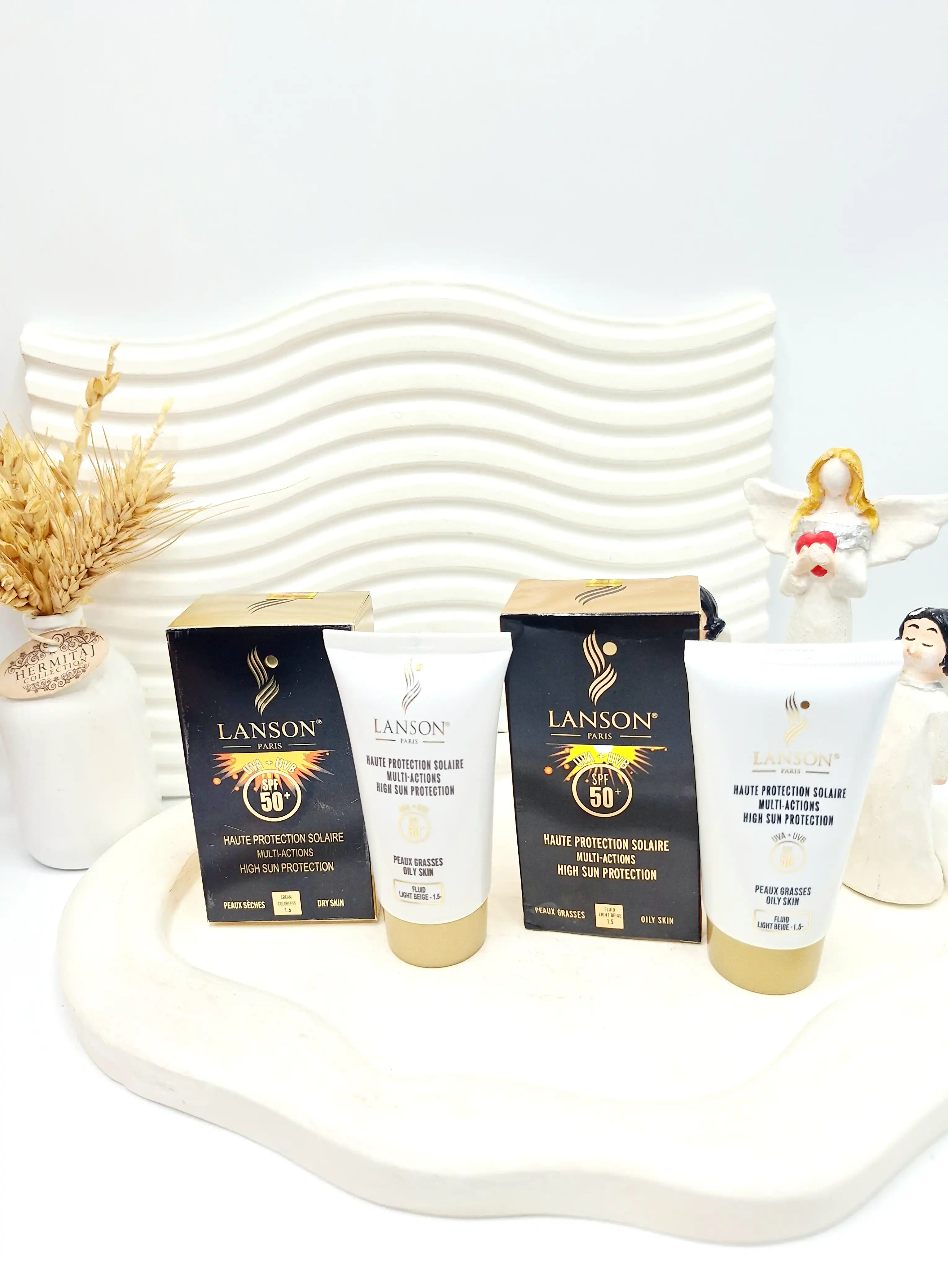 ضد آفتاب کرم پودری لانسون اصلی LANSON SPF 50