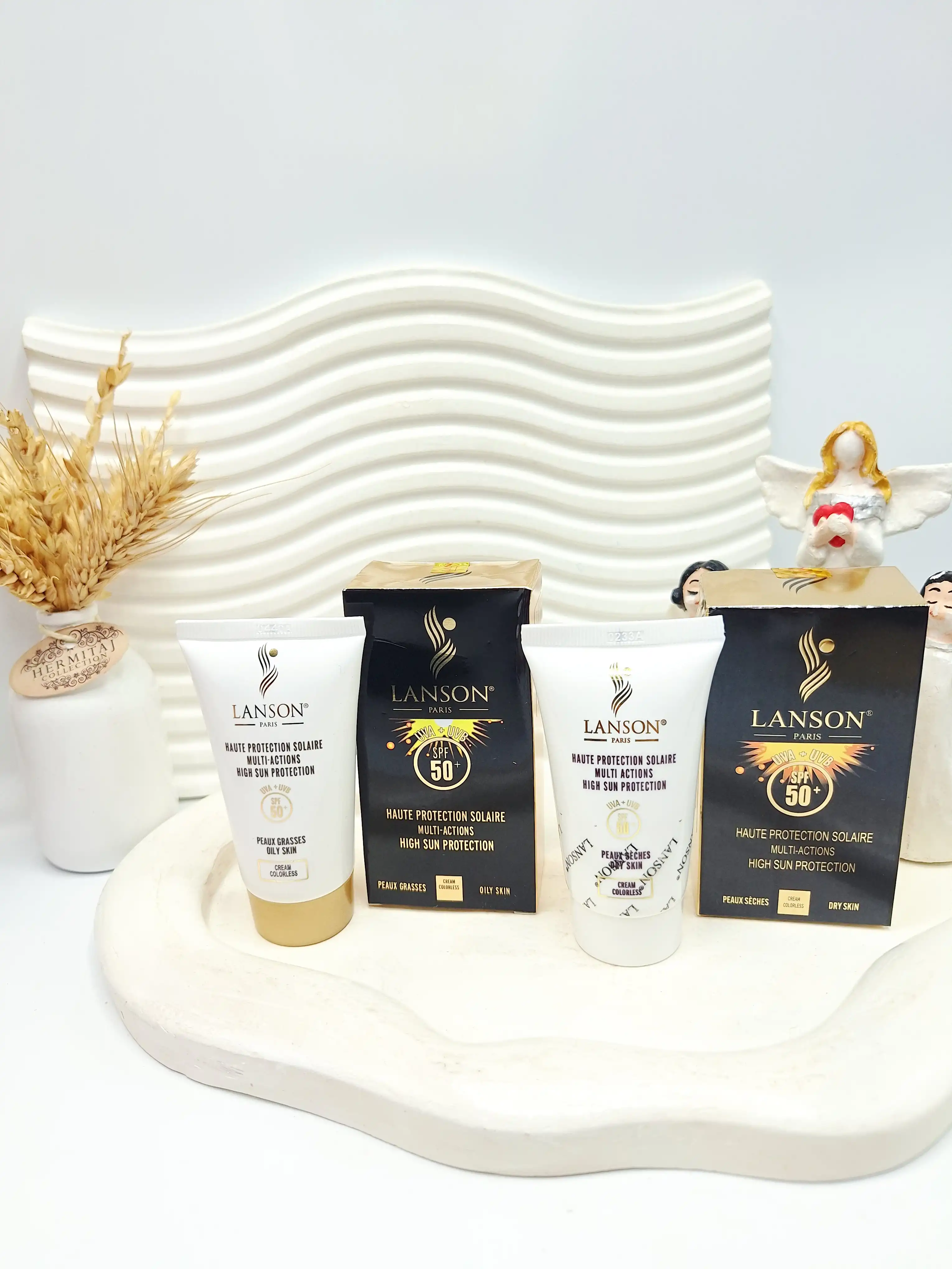 ضد آفتاب کرم پودری لانسون اصلی LANSON SPF 50