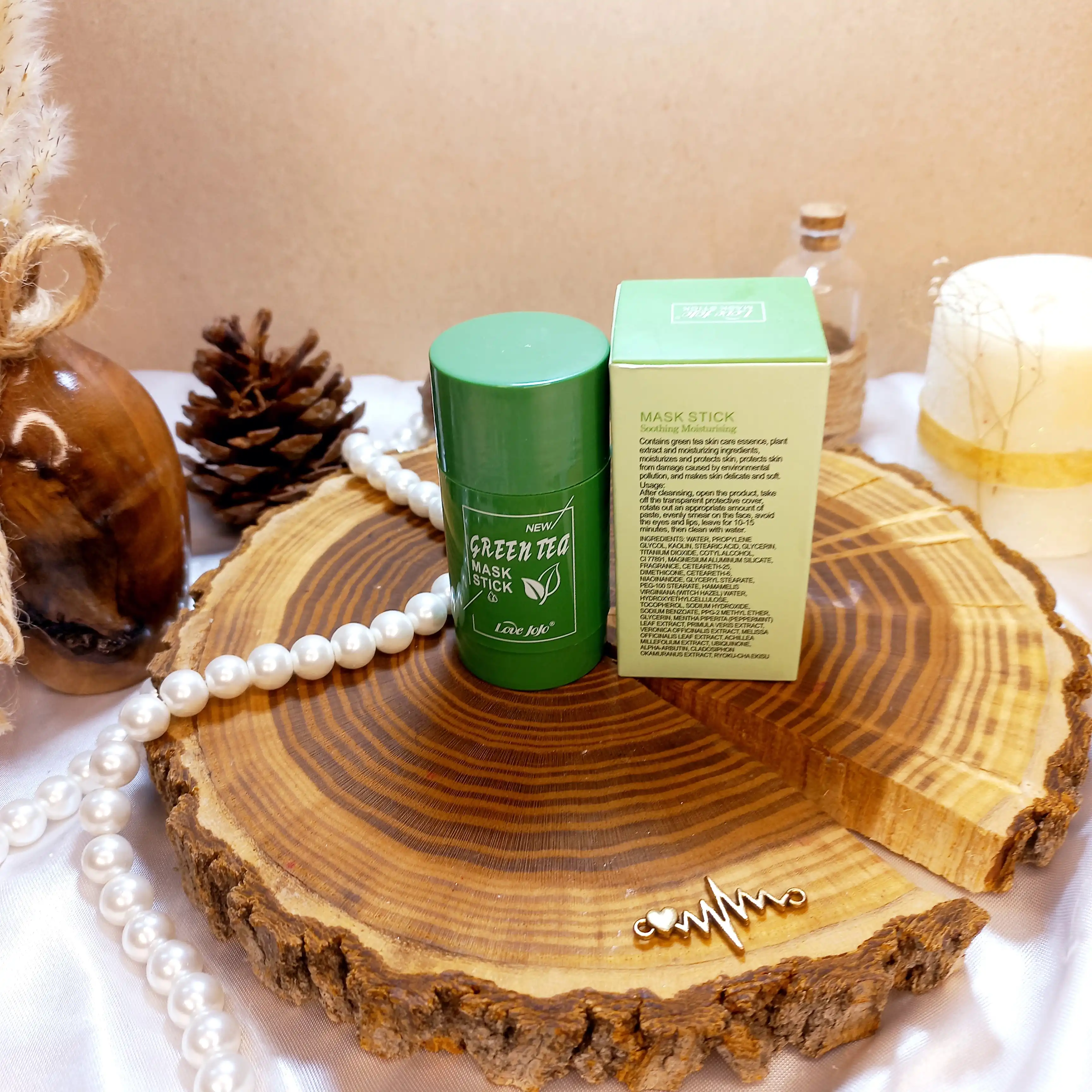 ماسک استیکی با عصاره چای سبز Sticky mask