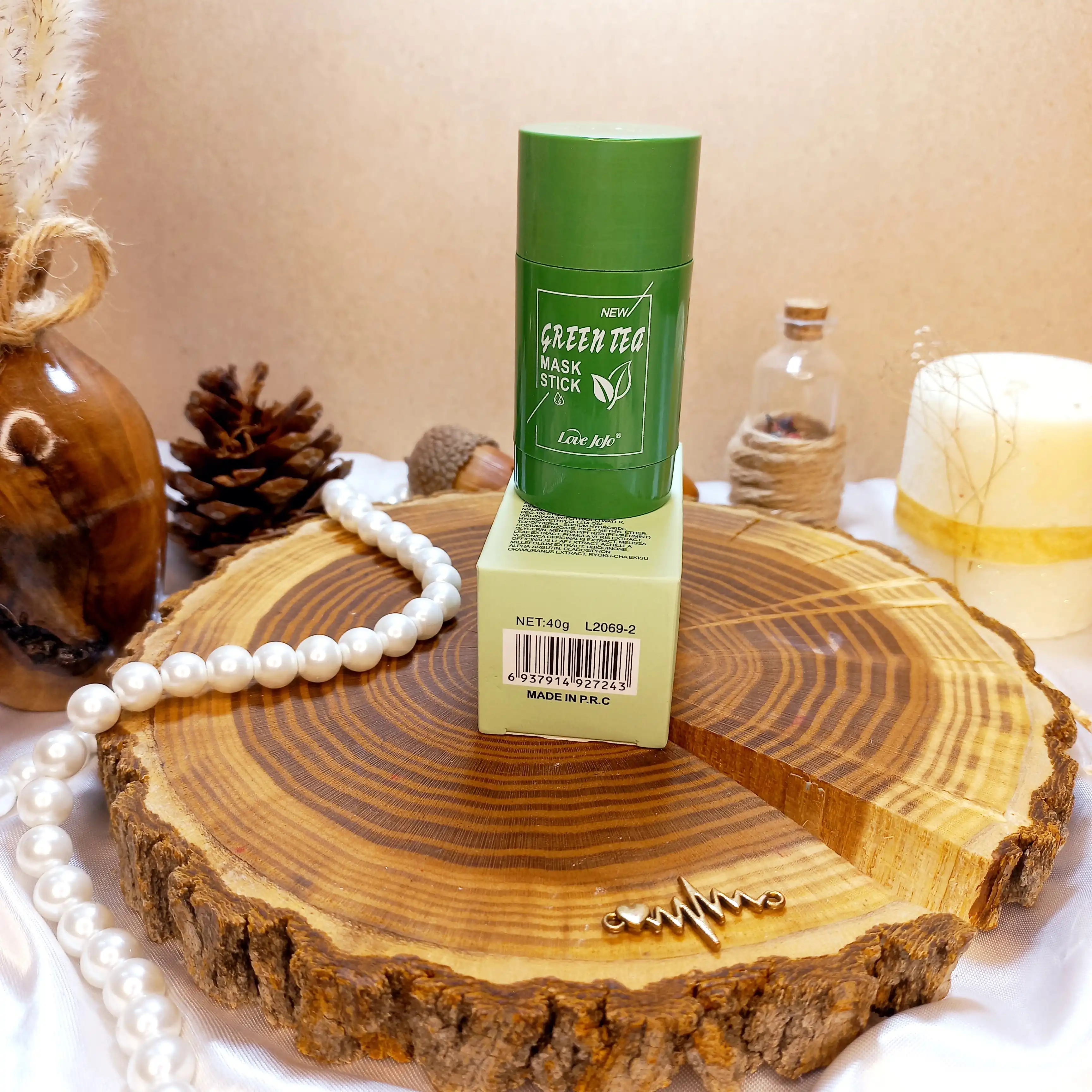 ماسک استیکی با عصاره چای سبز Sticky mask