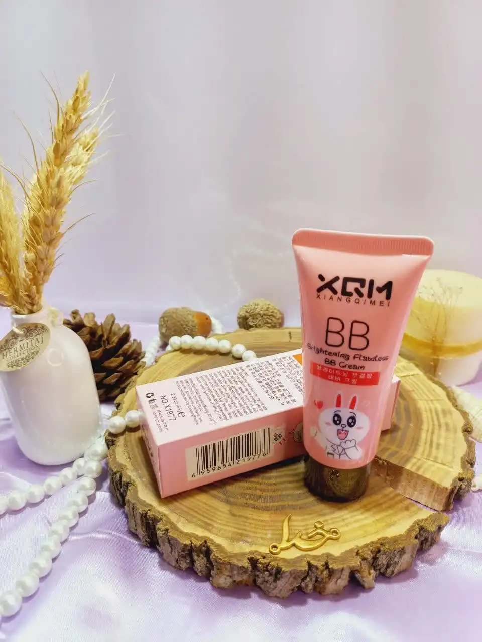 بی بی کرم ابریشمی طرح خرگوش میشا XQM کد x1977