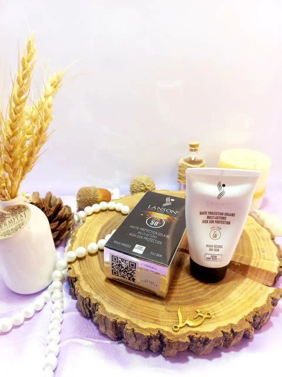 کرم ضد آفتاب لانسون اصلی درجه یک spf50 مخصوص آقایان ساخت فرانسه