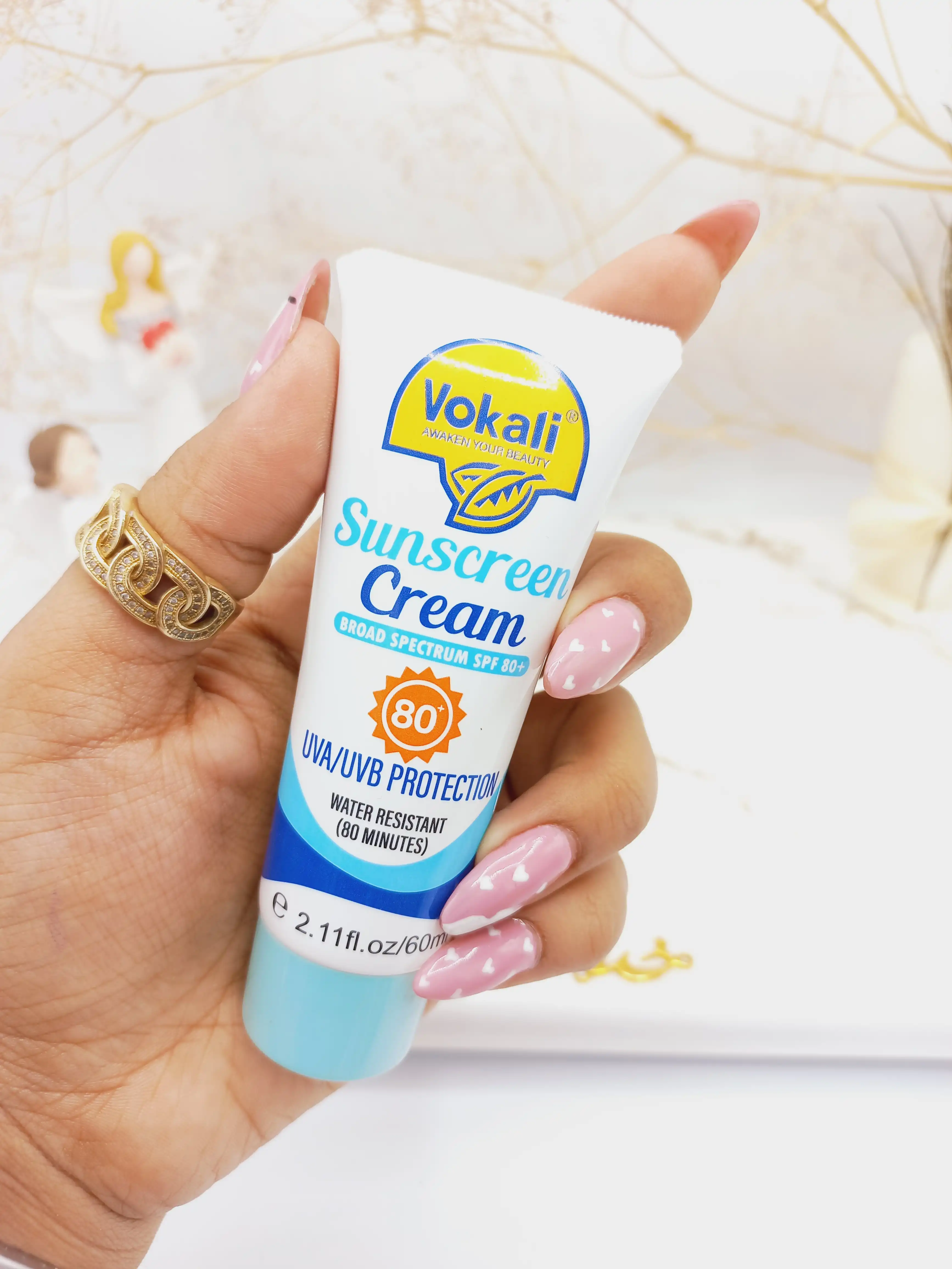 ضدآفتاب وکالی سان کرمVokali Spf 80 کد cx7253