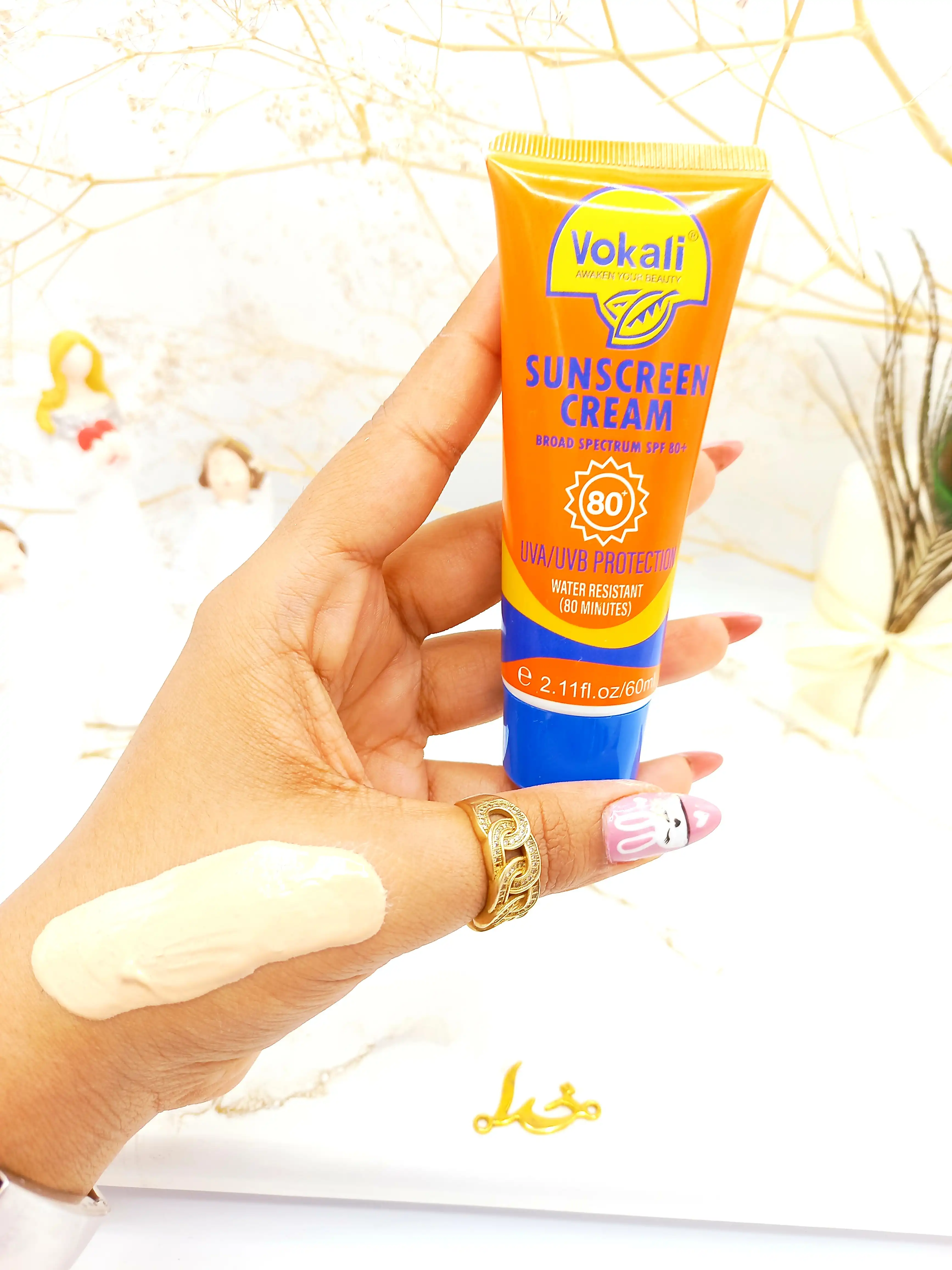 ضدآفتاب وکالی سان کرمVokali Spf 80 کد cx7253