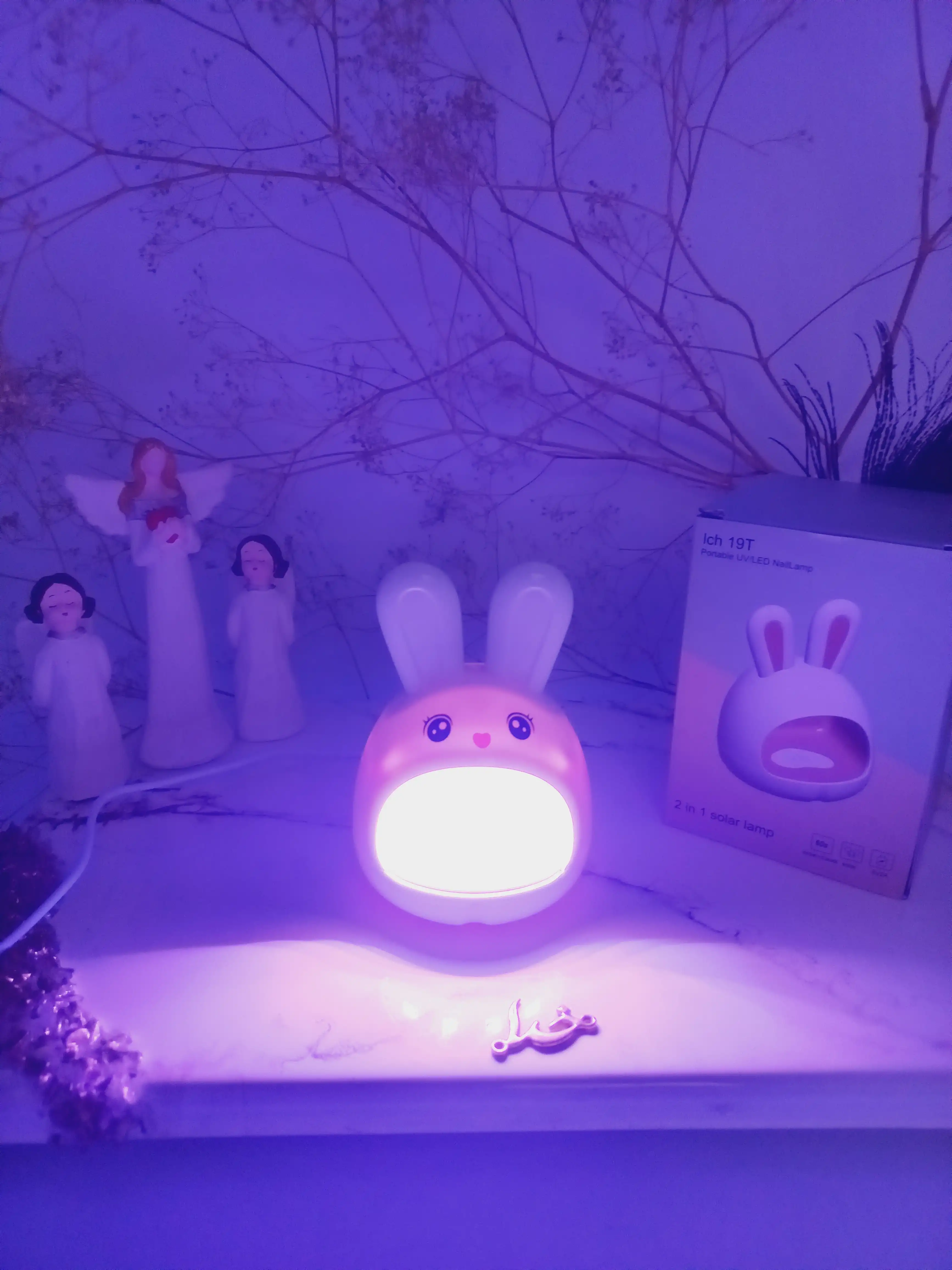 لامپ UV LED ژل لاک ناخن خشک کن طرح خرگوشی
