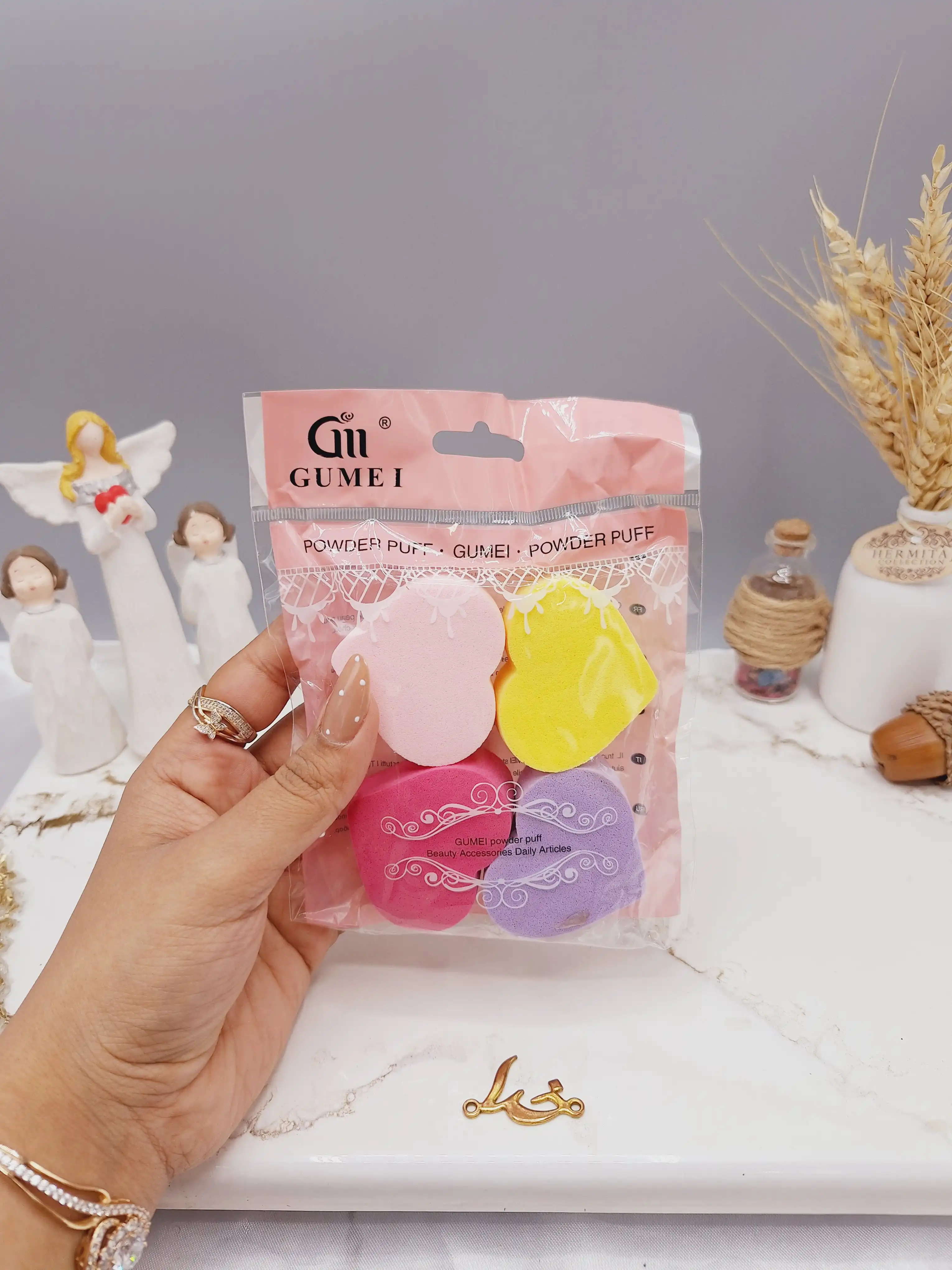 پک پد چهار تیکه طرح قلب برند  Gil GUMEI