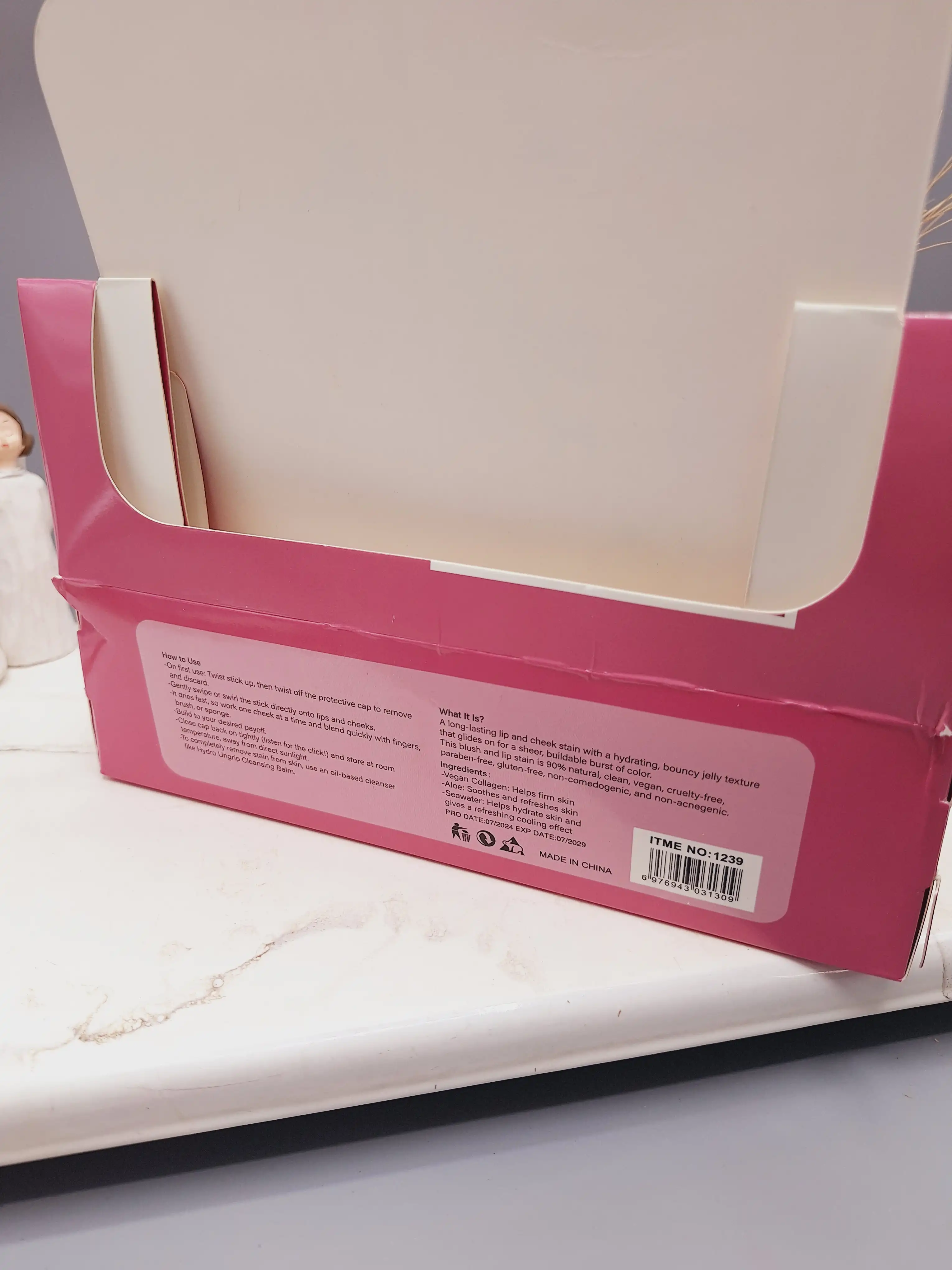 تینت لب ژله ای با کيفيت برند RPK کد 1239