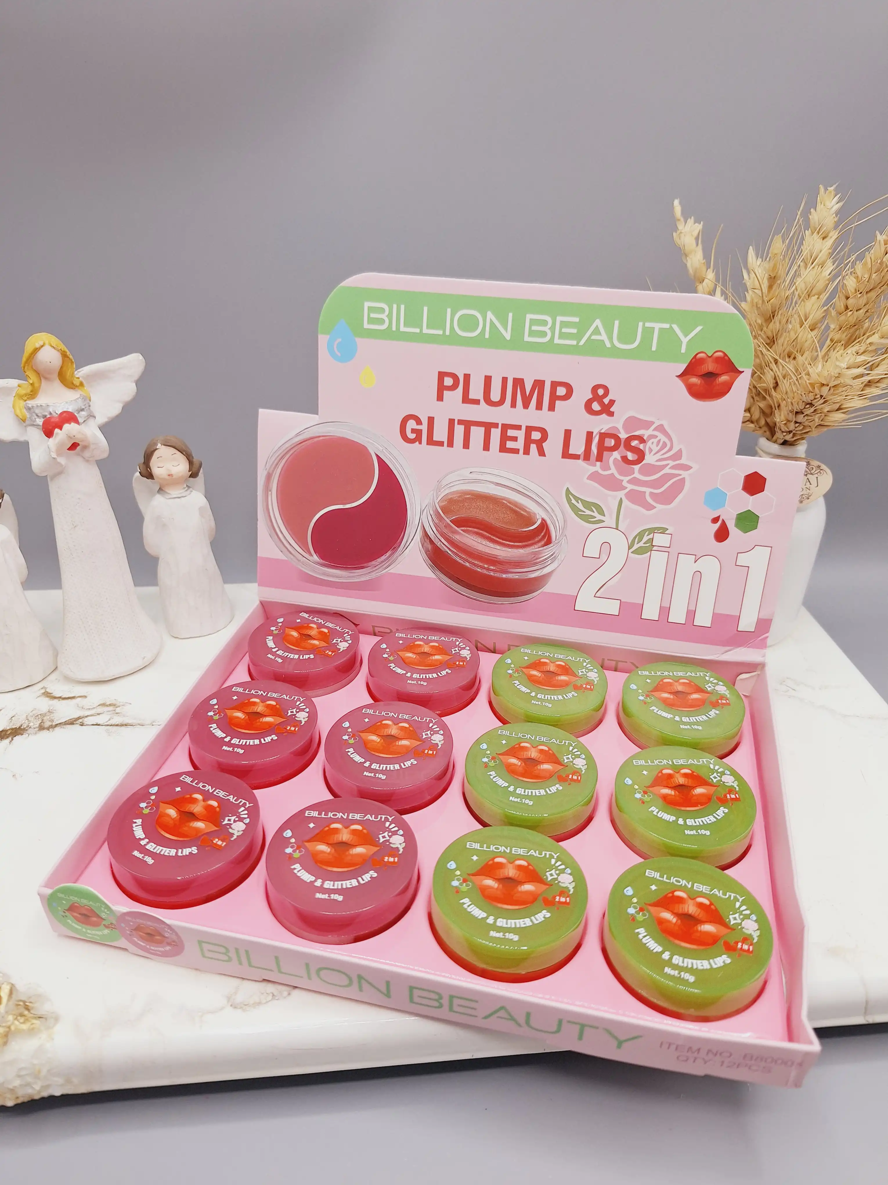شاین لب و رژ جامد کهکشانی برند Billion beauty اورجینال کد 80005