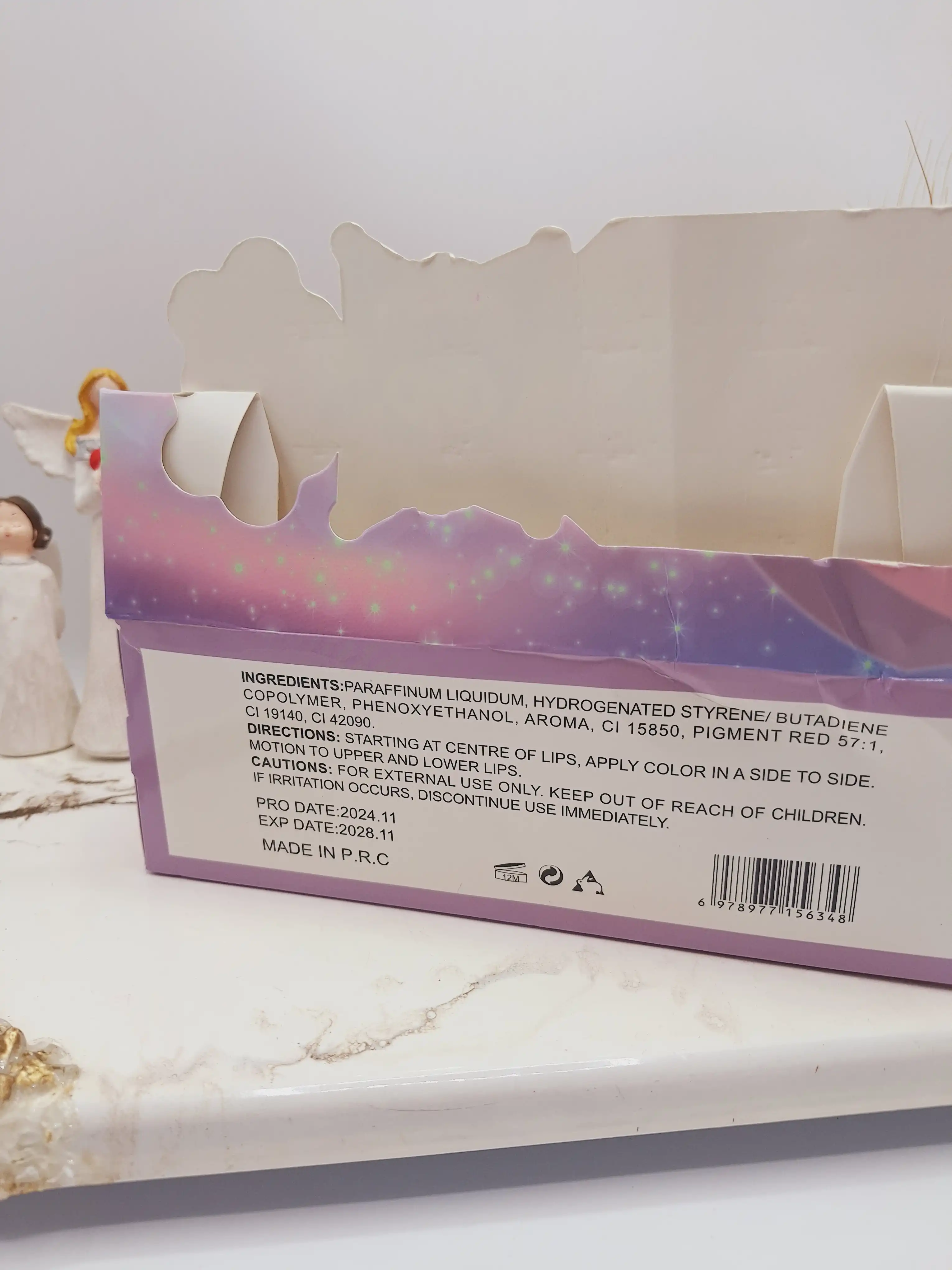 برق لب حرارتی شاین دار بستنی چوبی برند Mocoallure کد Moc1081