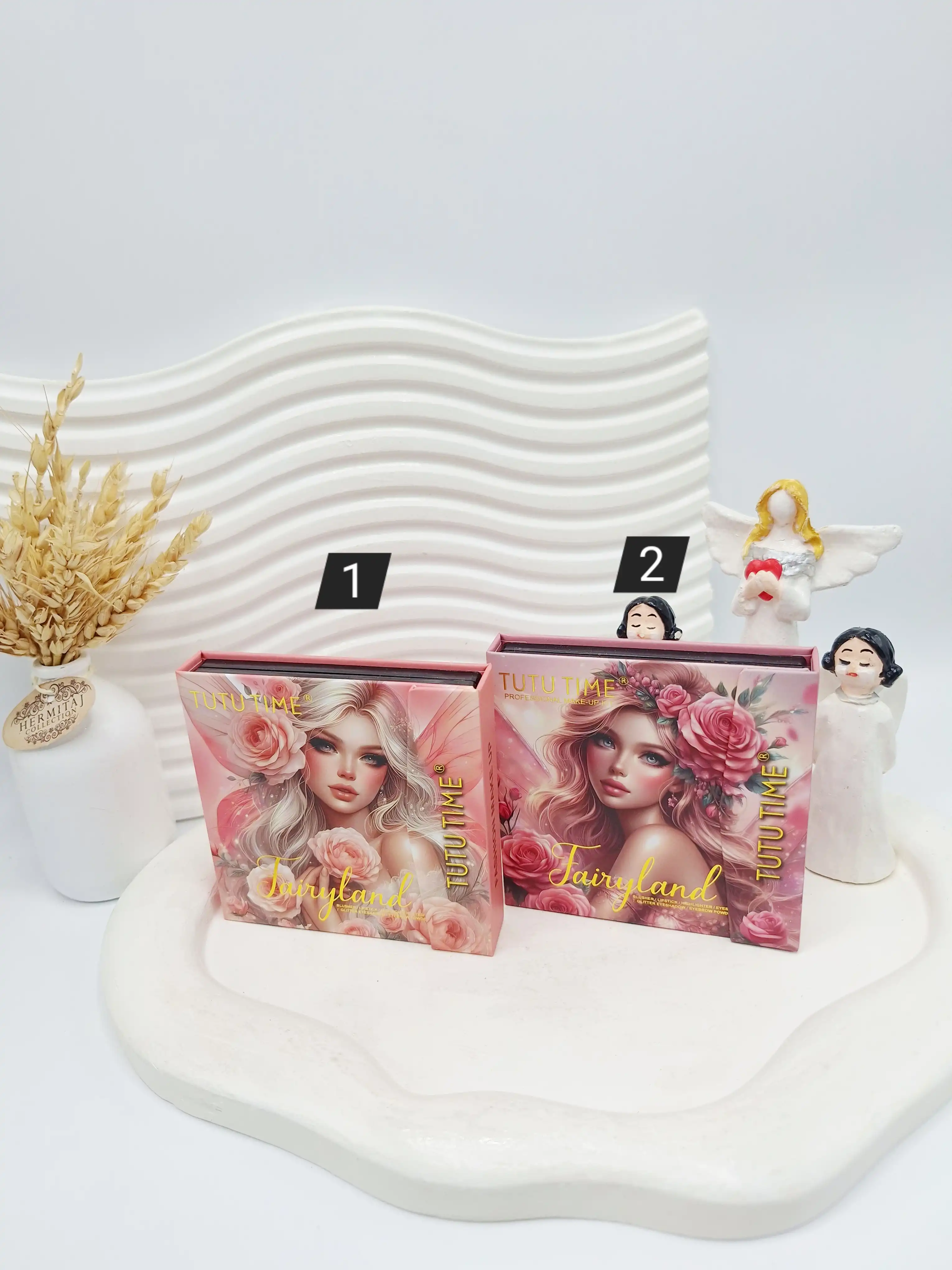 پالت سایه کتابی طرح عروس برند TUTU TIME کد 628