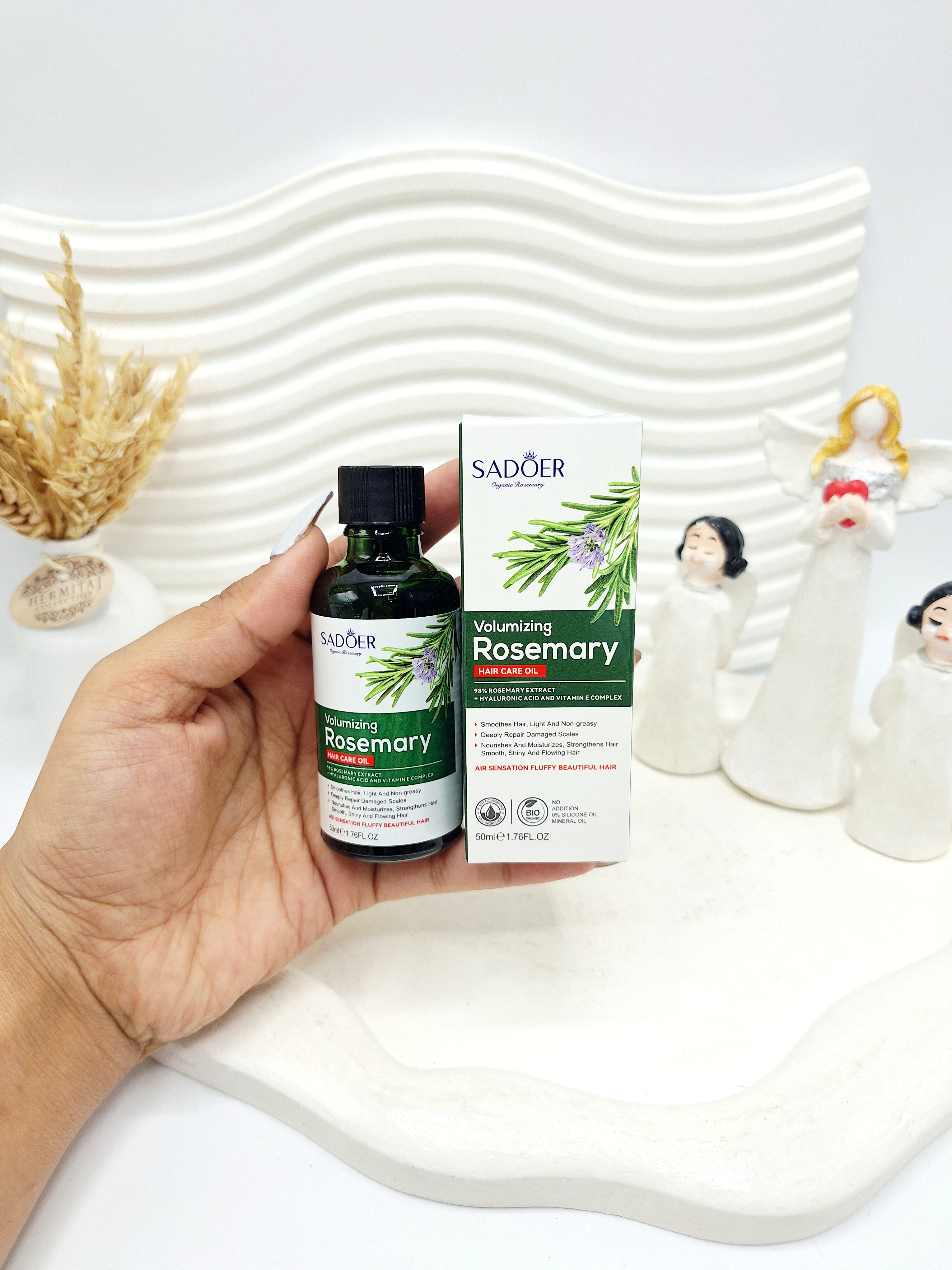 روغن تقویت‌ کننده و حجم‌دهنده مو رزماری سادور Sadoer حجم 50 میل کد0663