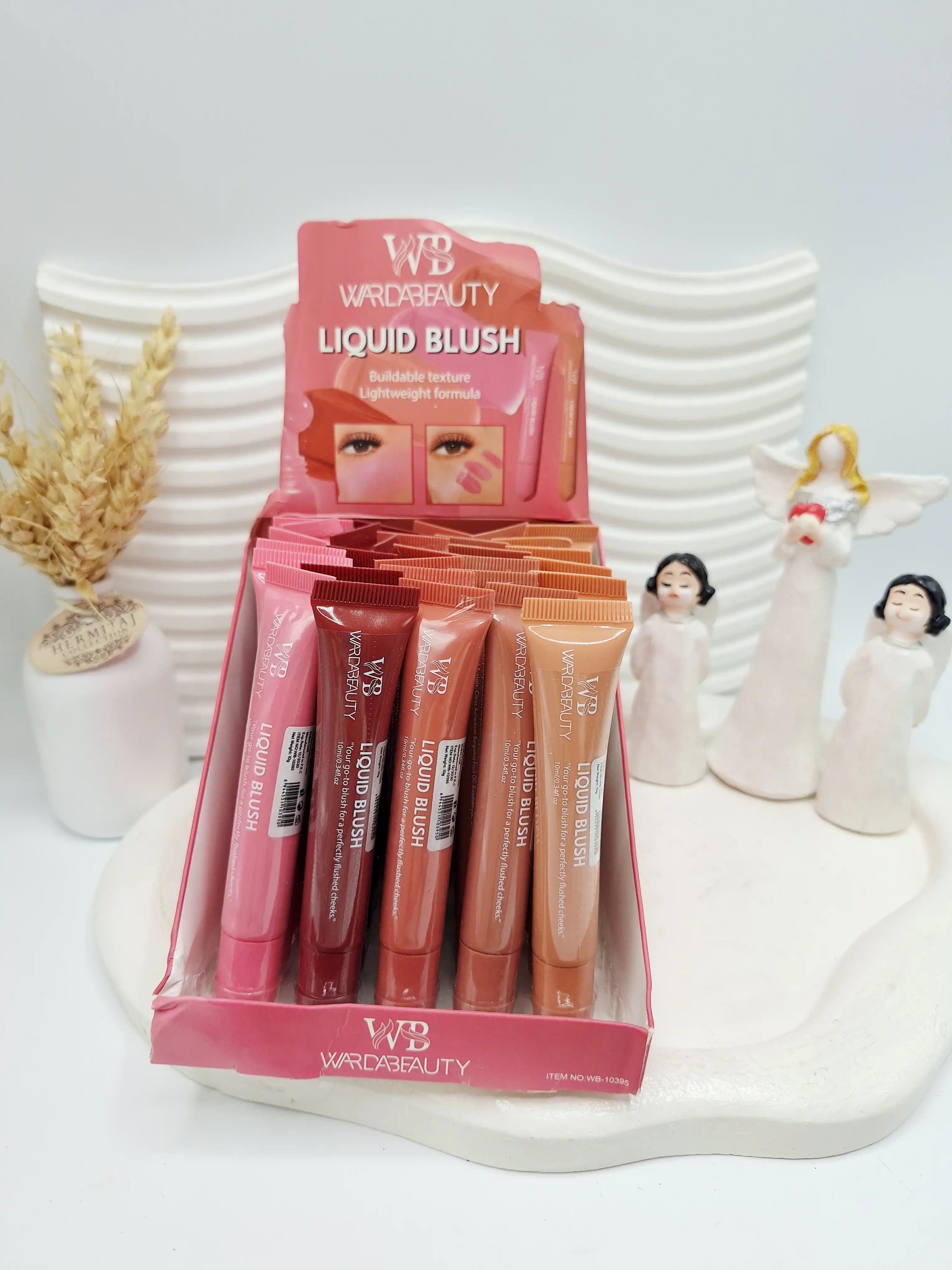 رژگونه مایع تیوپی لیکویید بلاشر برند WARDABEAUTY کد 10395