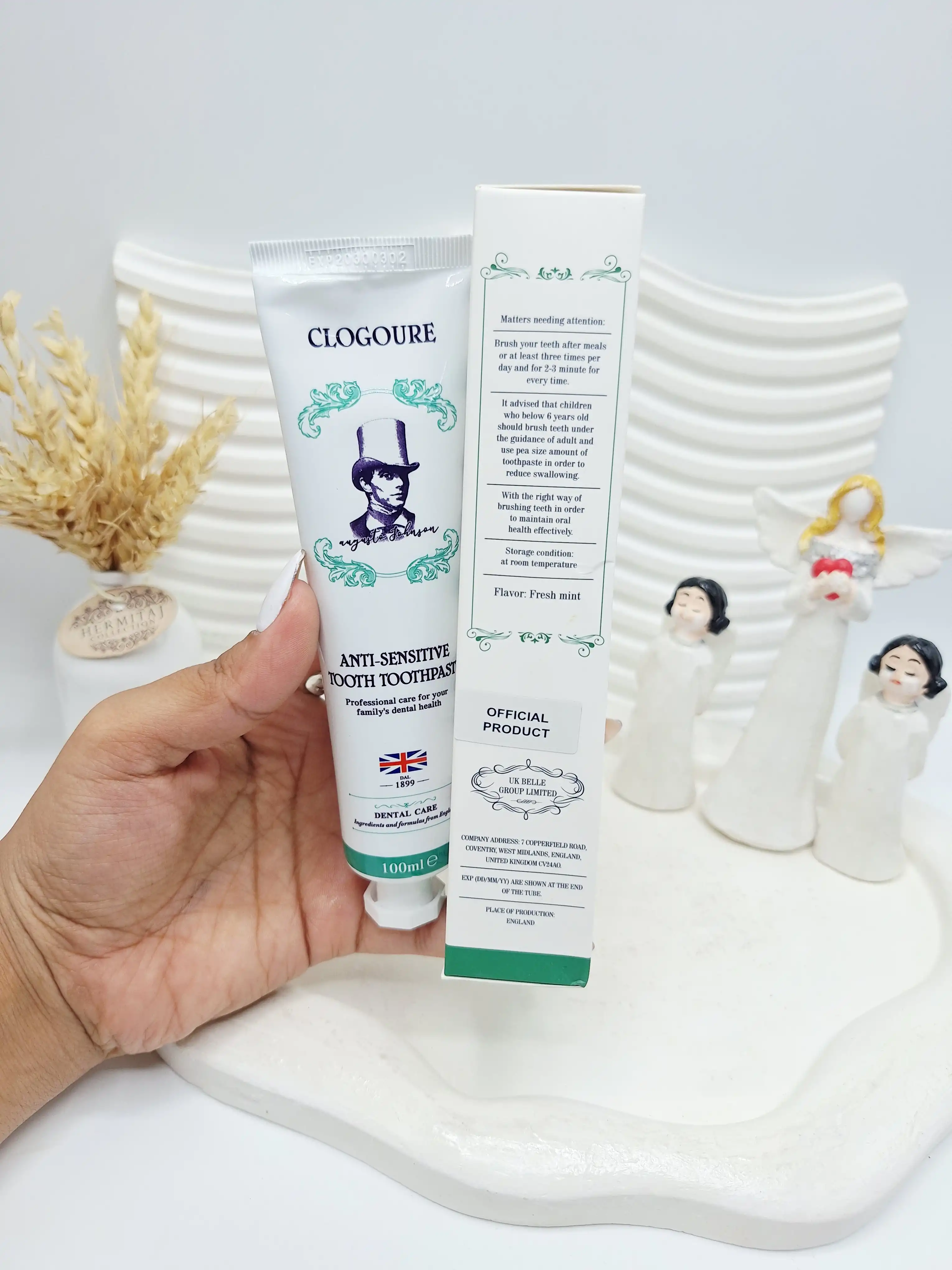 خمیر دندان گیاهی CLOGOURE کد 0170