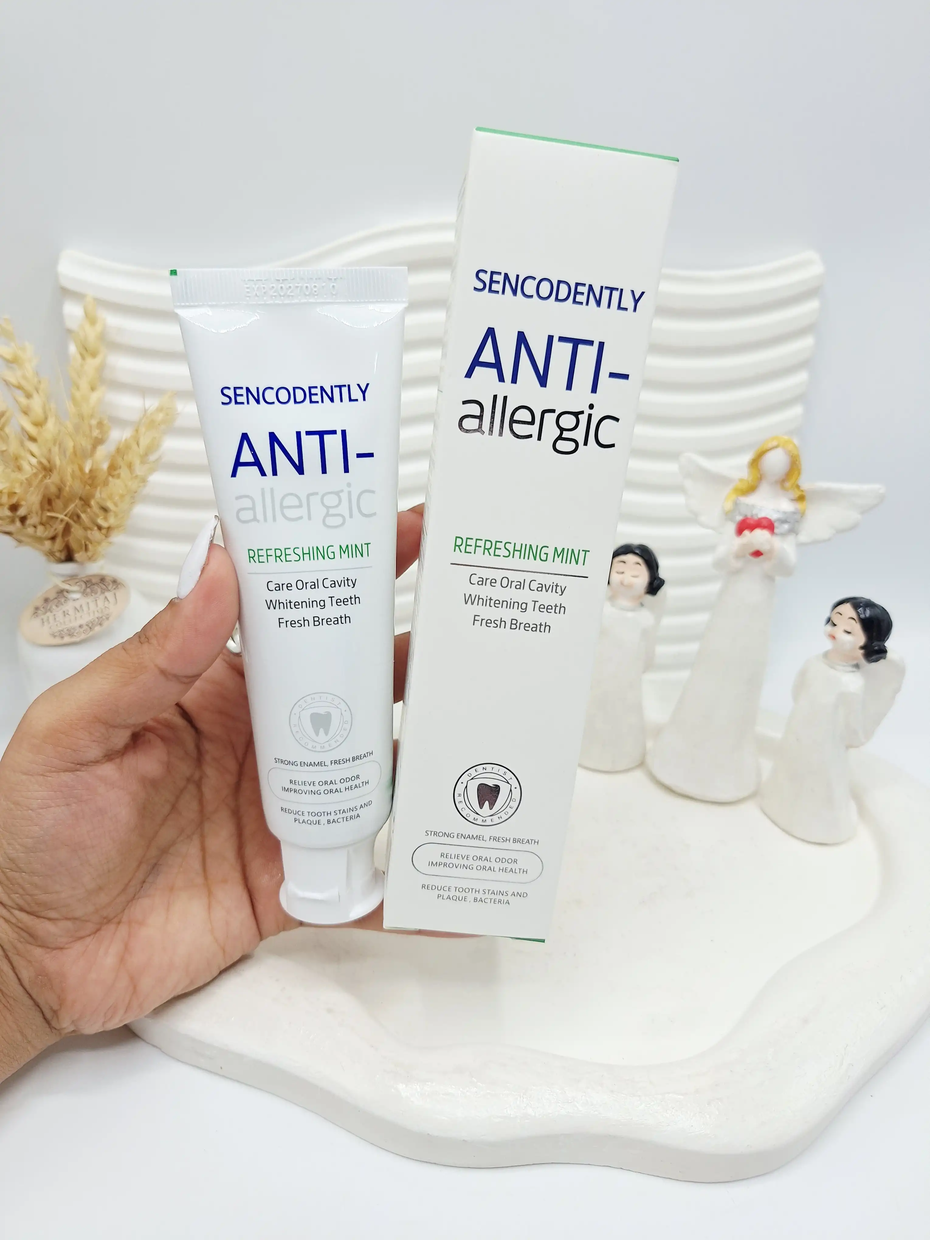 خمیردندان ضد حساسیت (Anti-allergic) برند Sencodently با طعم نعنای تازه کد 6541