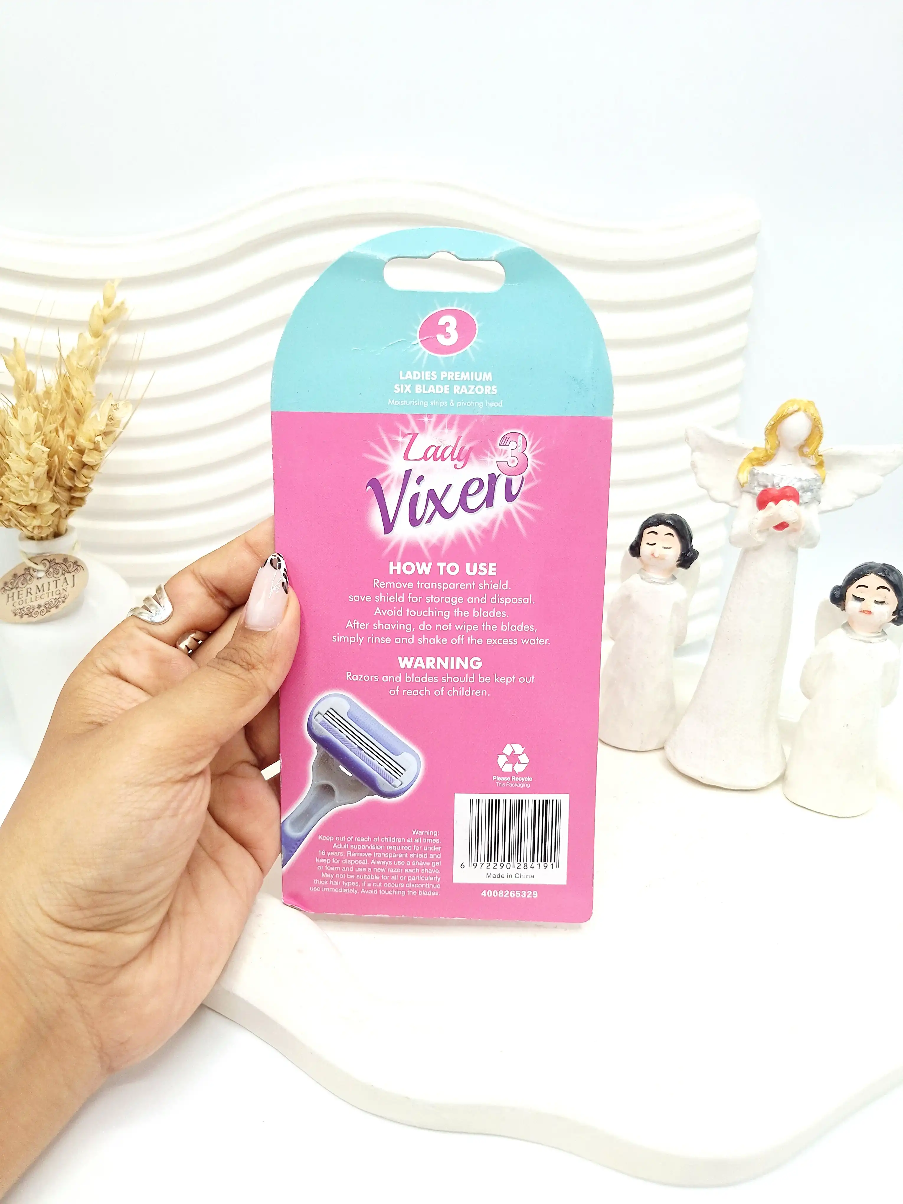 پک ژیلت زنانه ۲تایی Lady B Vixen کد ۴۱۹۱
