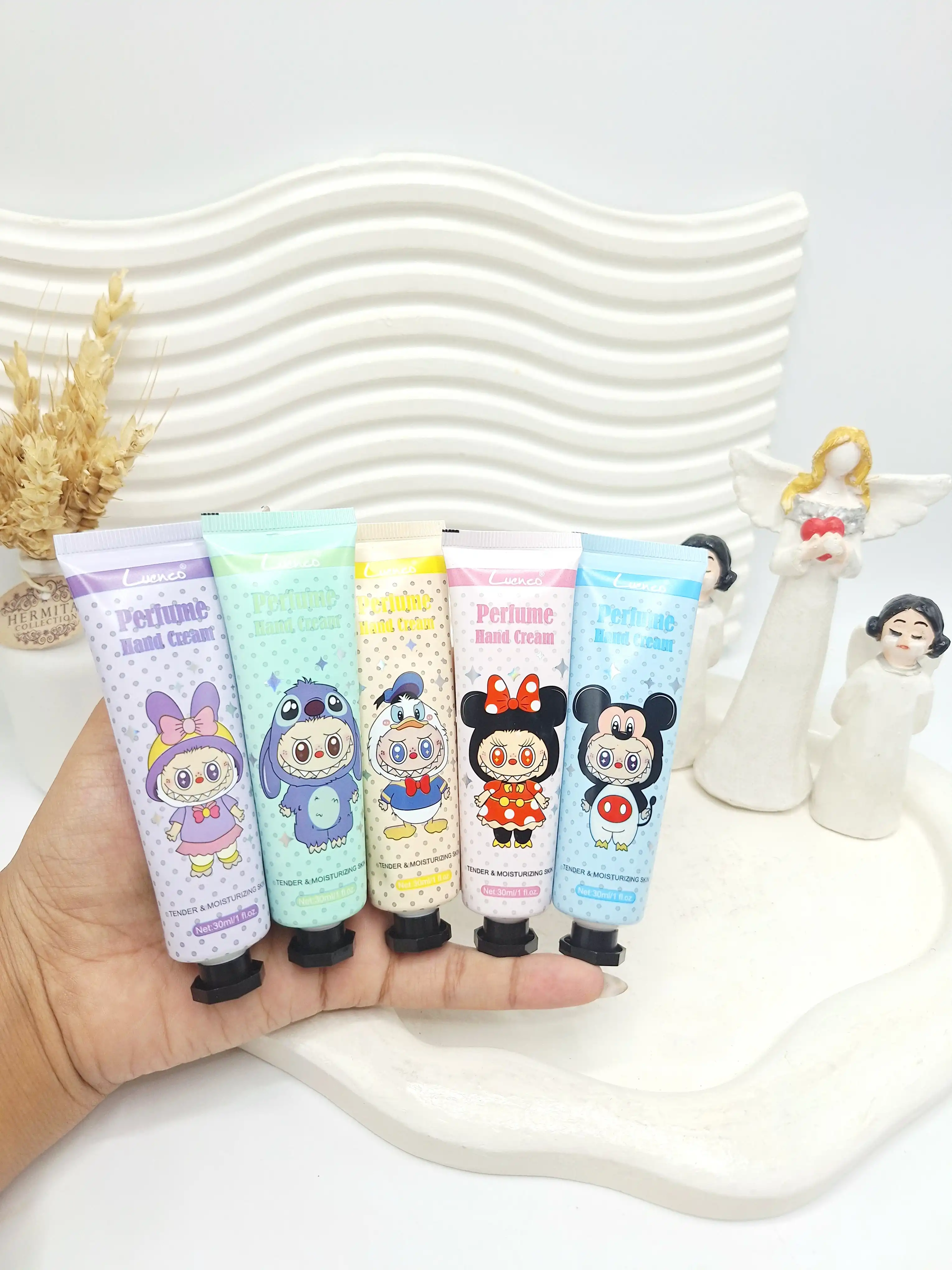 پک کرم دست ۵ تایی Perfume Hand Cream طرح لبوبو  کد ۵۹۸۱