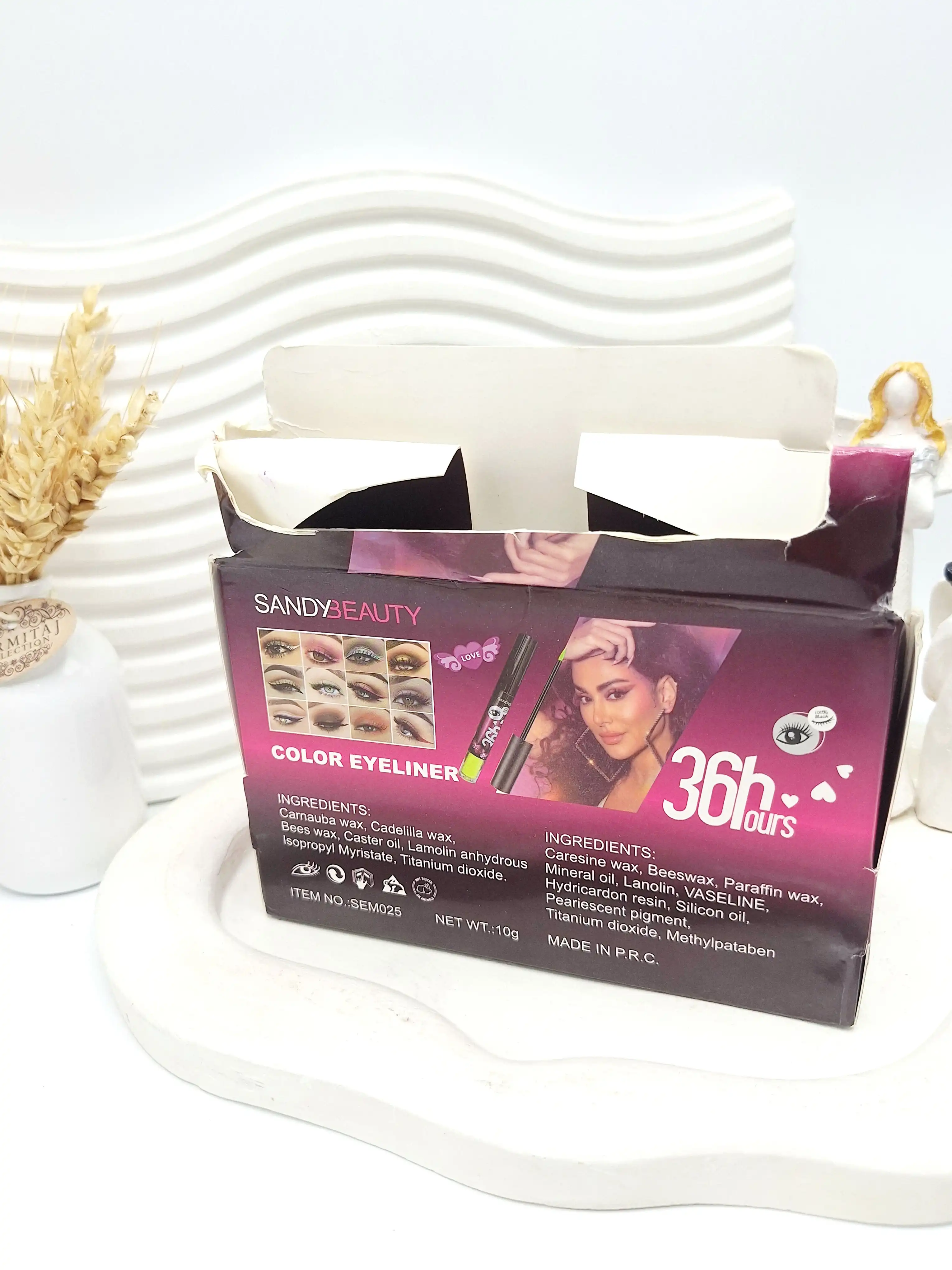 خط چشم مویی رنگی 36H برند SANDYBEAUTY کد NO.:SEM025