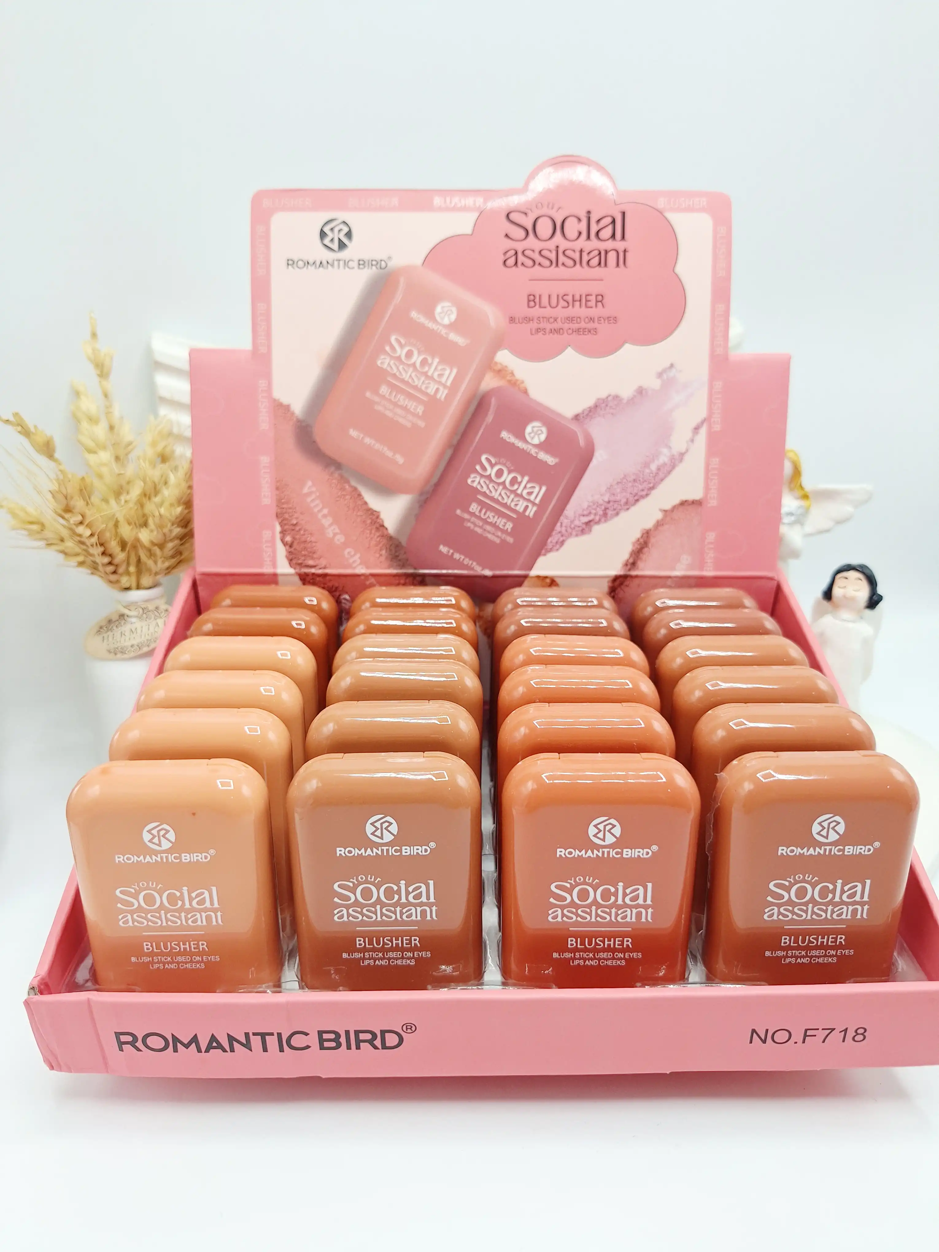 رژ گونه پودری برند ROMANTIC BIRD کد ۷۱۸