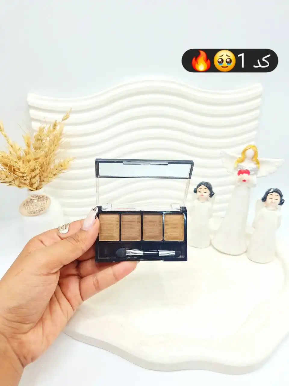 پالت ۴ تایی ابرو برند ANGELROSE کد ۱۷۲۴