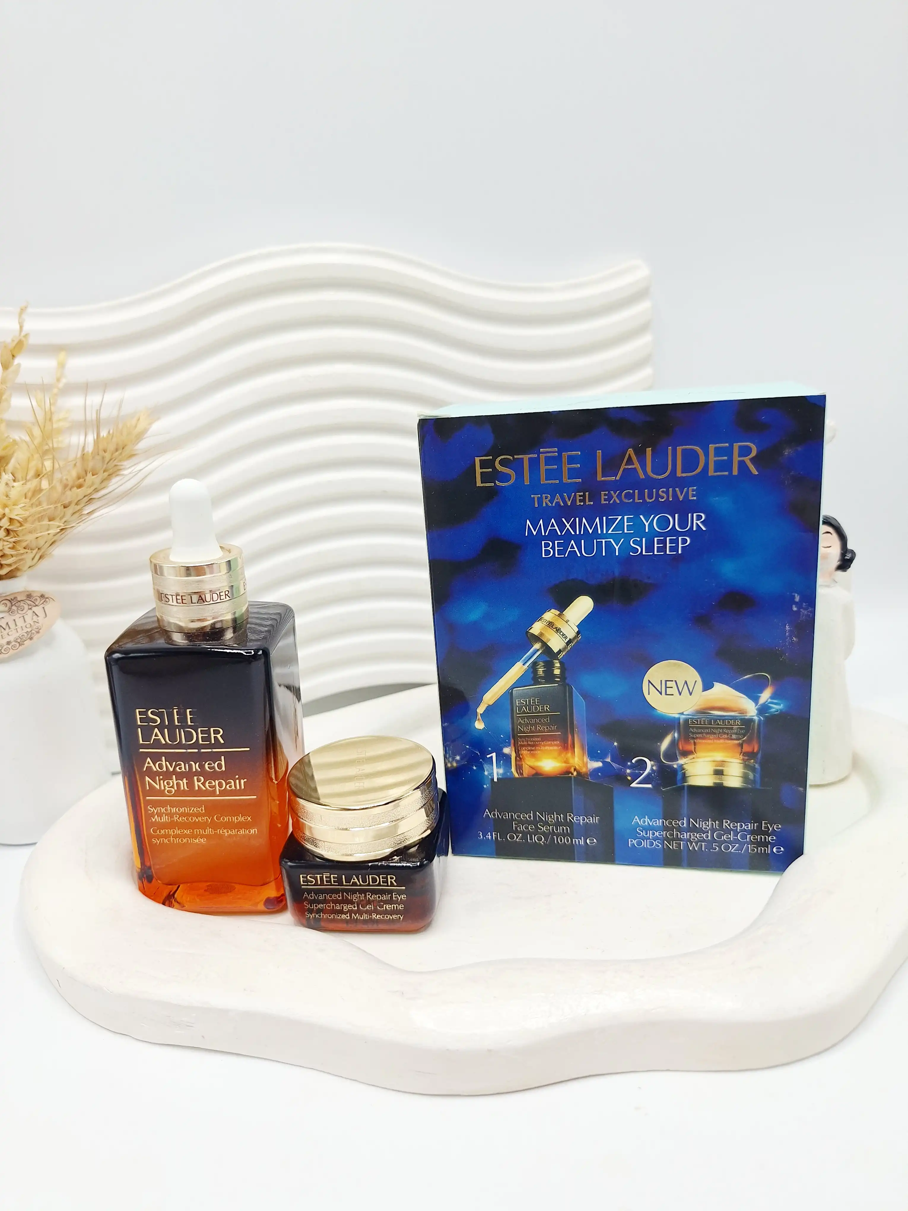 ست دو تایی سرم و کرم دور چشم ترمیم کننده برند ESTEE LAUDER کد 1205
