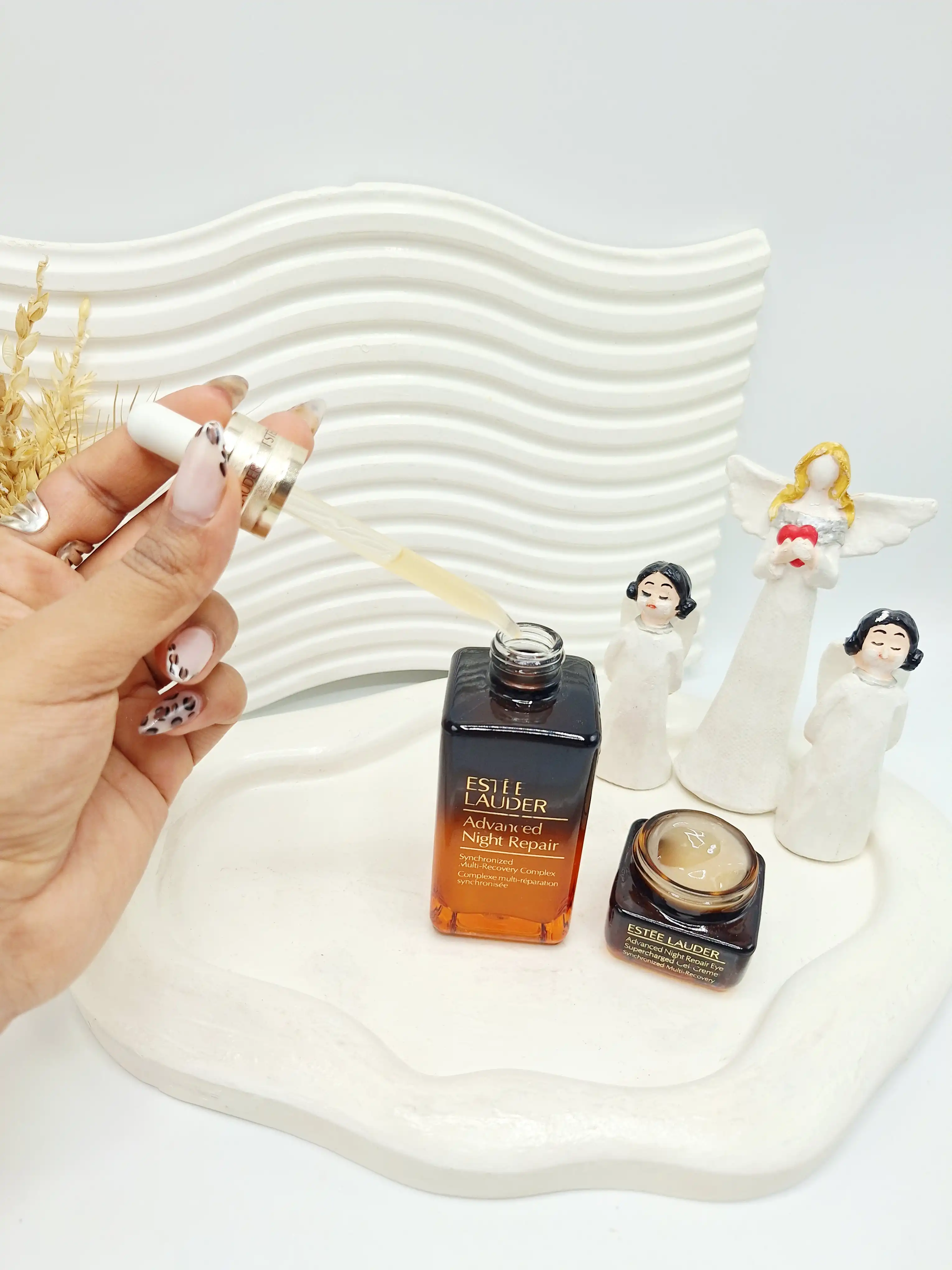 ست دو تایی سرم و کرم دور چشم ترمیم کننده برند ESTEE LAUDER کد 1205