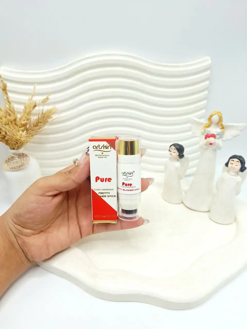 رژ گونه استیکی پد دار برند آرت اسکین کد 8552