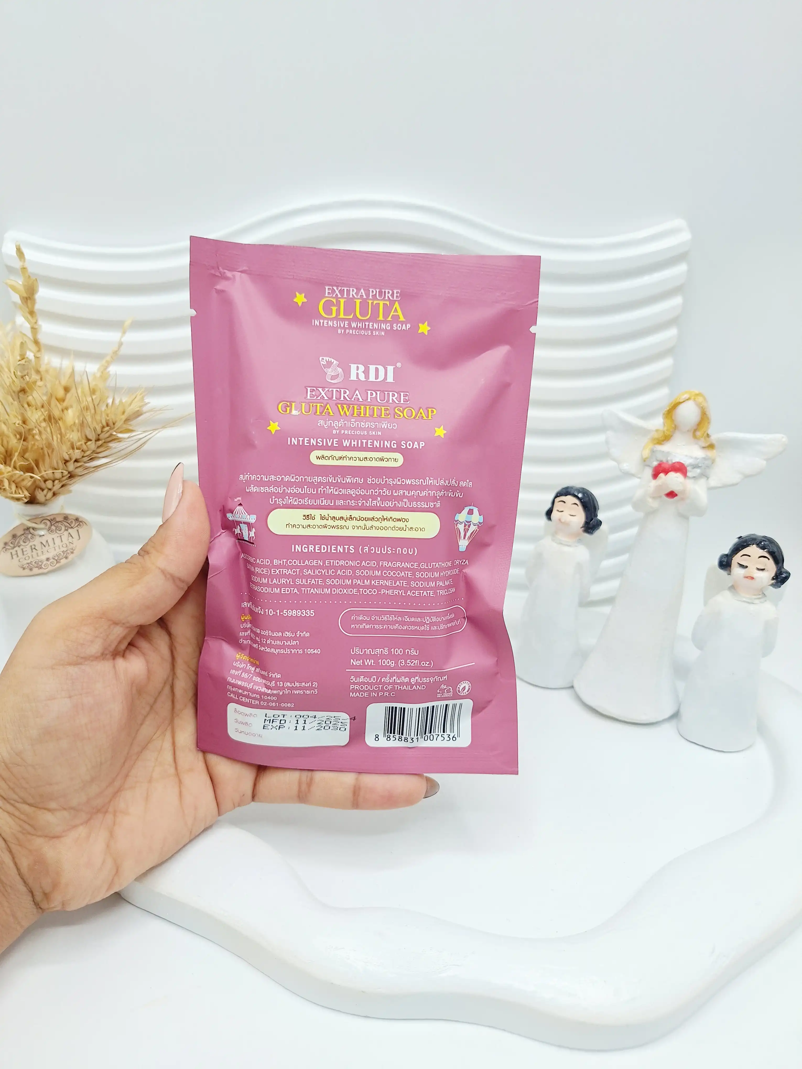 صابون سفید کننده گلوتا اصل حجم 100 میل برند GLUTA کد 7536