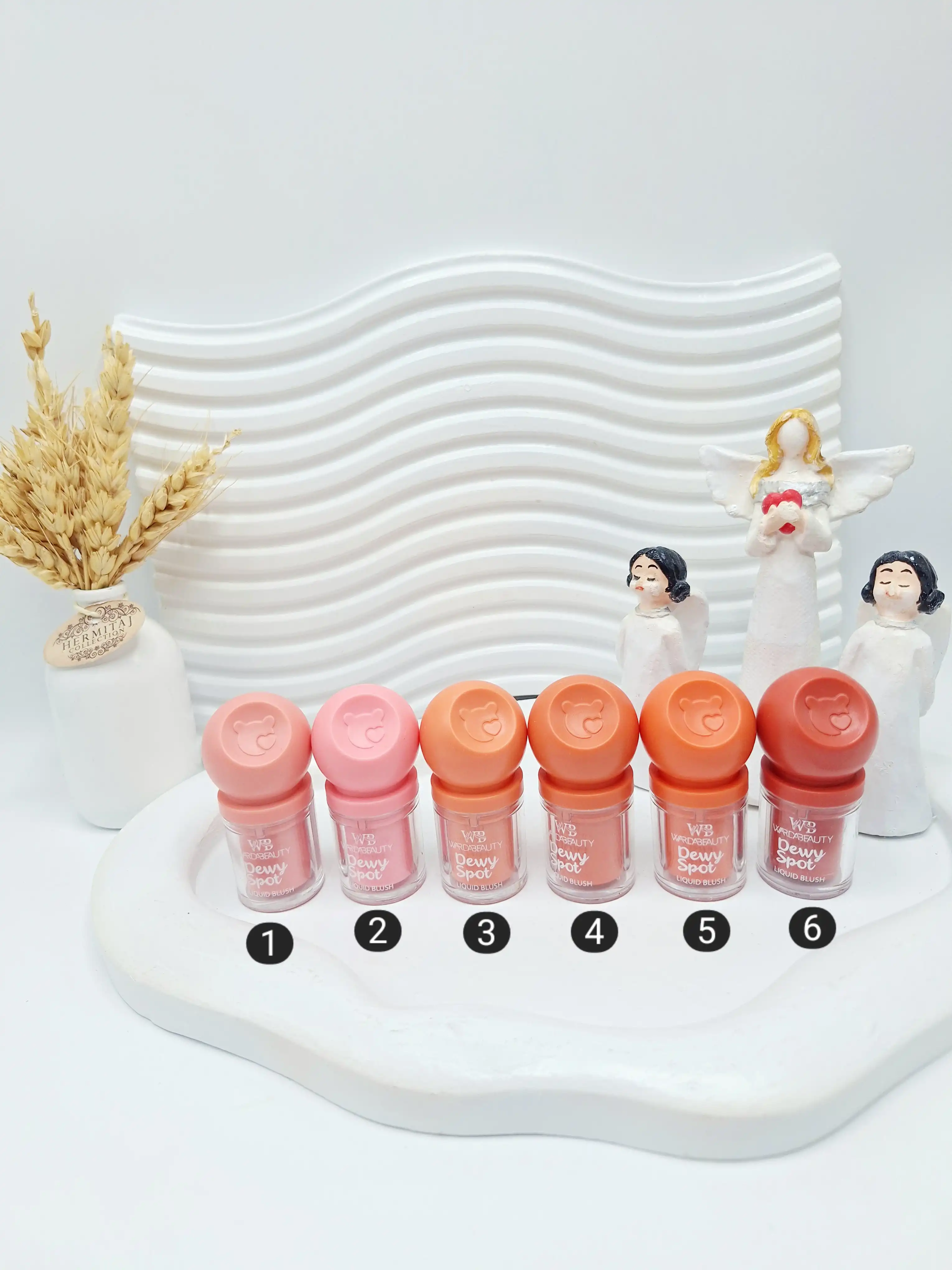 رژ گونه خوش رنگ طرح خرس برند BLUSH کد 25002